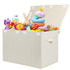 Large Toy Storage Box Chest with Lid, Sturdy Organizer Baskets for Kids, Girls, Boys, Living Room, Nursery, Bedroom,