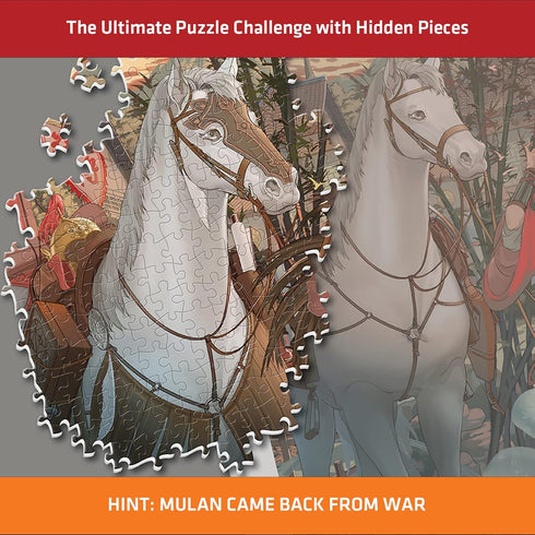 Pintoo Imagination Series 2000 Piece Jigsaw Puzzle for Adults - Maiya - Mulan Challenge with Hidden Pieces