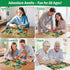 Nitktaia 300 8-10 10-12,Bird Gift,20.5*15in Piece Puzzle for Adults,Jungle Parrots Jigsaw Puzzles Adults Kids