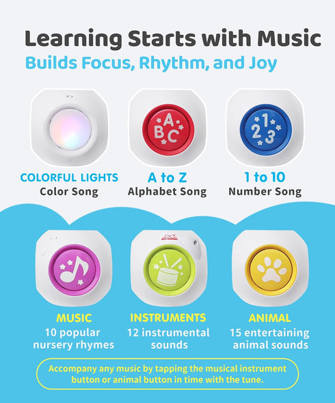 612 13 BEST LEARNING Learning Cube Montessori Learning Cube for Babies Months & Toddlers Musical Sensory Activity Cube