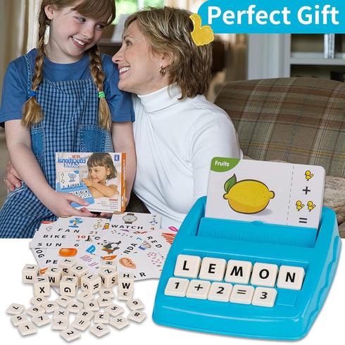 3-8, 4 5 6 7 Educational Toys Learning Games for Kids Matching Letter Spelling Early Math Game for Preschool