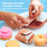 lalalark Set, 17 Sets Cookie Play Food Toddler Pretend Toys, PCS Kitchen Toy Food with Plastic Cookies, Baking Menu
