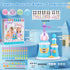 195PCS 3D 3+ BTEC Princess Blue DIY Balloon Animals Craft Kit with Pump, DIY Sticky Balloon Maker Toy with Bouncy