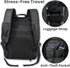 Backpack JOHAR Diaper - Spacious, Waterproof with Changing Pad, Insulated Pockets, Anti-Theft Pocket - Black