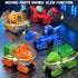 Novaluki Set 6 1 3-5, 3 4 5 6 7 8 Transforming Robot Toys Construction Trucks, Dinosaur Vehicles in Transform Robot