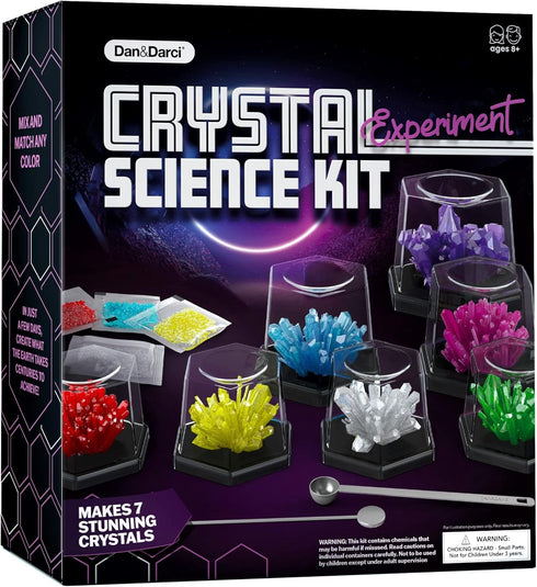 Crystal Growing Kit for Kids, Science Experiments Gifts for Boys & Girls Ages 8-14, Arts & Crafts Kits
