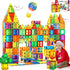 Magnetic Tiles - 100PCS Magnet Building Blocks for Kids, Educational Sensory Toys, Montessori Stacking Gift for Ages 3-7
