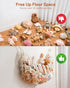 Stuffed Animal Hammock Net with Lights, Big Hanging Toy Organizer for Kids' Bedrooms