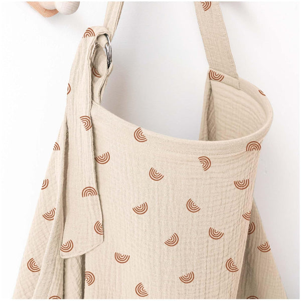 MairMore Muslin Nursing Covers for Breastfeeding, Privacy Breast Feeding Cover with Arch