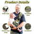 3-48 10-30Ibs Baby Sling Carrier, Adjustable Non-Ship Hip Seat Toddler Carriers with Carabiners for Months Infants Boys