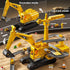 3-5 3 4 5 6 Construction Excavator Toys for Boys Year Old - Engineering Digger Race Tracks with Excavator Crane, Car