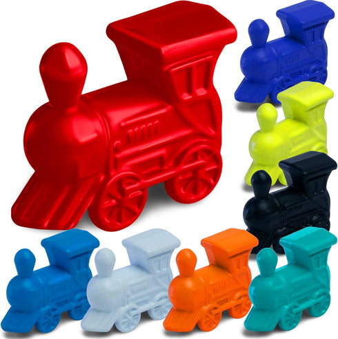 Queensell Set of 10 Metal Mexican Train Trains Mexican Train Accessories for