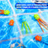 6 Swimming Summer 3 Leitee Pcs Octopus Bath Toys Squid Pool Dive Toys Sensory Stress Relief Cute Pool Diving Toys