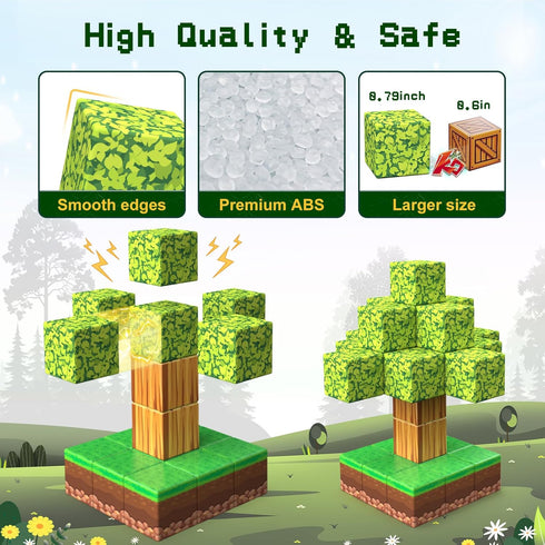 Wanplay Toys,3D Set,100PCS 3+,STEM Magnetic Blocks Magnetic Building Toys Blocks Game Construction Toys for Kids Ages