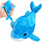 Kawaite Blue Dolphin Stuffed Animal (1 Pack), Kawaii Plushies for Girls and Boys,