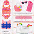 18 inch BeachSet Summer 18" ebuddy Doll Clothes and Accessories - Swimsuit and Pool & Beach Outfit with Life Vest