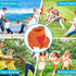X XBEN Tug of War Rope with Flag for Kids, Teens, and Adults, Soft Cotton Rope for Team Building Activities
