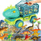 JKGIFTS Dinosaur Truck Toy with 15 Dino Figures & Activity Play Mat, Dinosaur