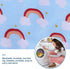 DECORNIJIA 5pcs Cotton Burping Cloths Washcloths for Babies Unisex Soft Absorbent Burp Clothes Towels for Feeding