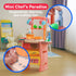 Set Playset Prextex Plastic Pretend Girls Play Kitchen - Multi-Color Kitchen with Dishwasher and Oven - Stove