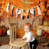 1st Pumpkin Spooky One High Chair Banner - Halloween Ghost Birthday Highchair Banner, Little Ghost First Birthday Party
