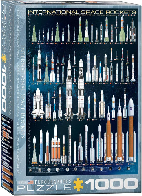 EuroGraphics International Space Rockets Puzzle (1000-Piece) (6000-1015)