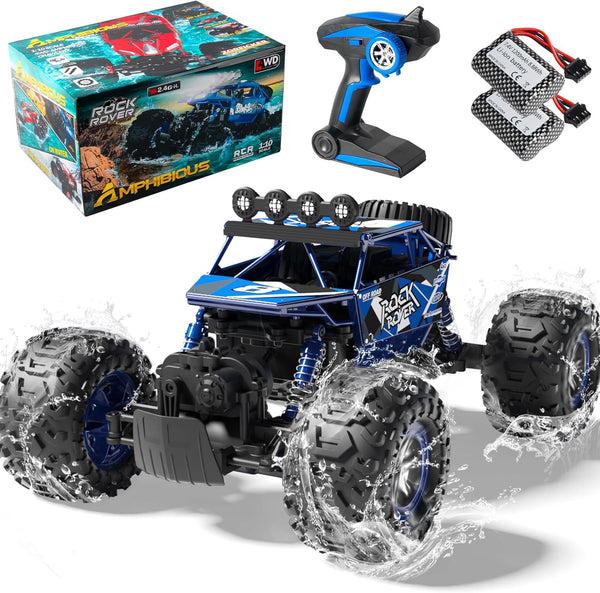 BananMelonBM 1:10 Scale Remote Control Car, 48+ KM/H High Speed Amphibious RC