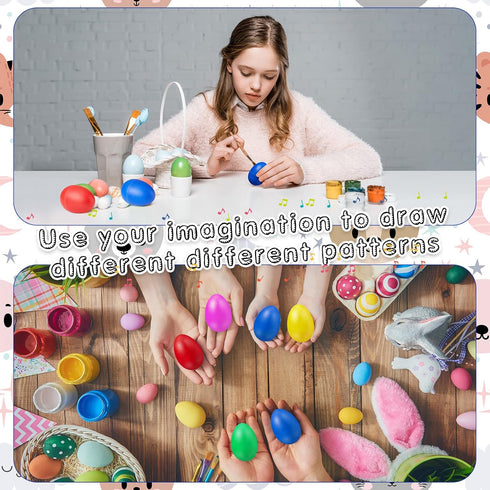 Honoson 75 Pcs Christmas Shaker Musical Instruments for Kids, Egg Shaker and Wrist Band Jingle Bells Set