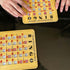 25 Pack MR CHIPS Jam-Proof Quick-Clear Deluxe Fingertip Slide Bingo Cards with Sliding Windows in Woodgrain Style