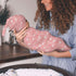 Cute Pink Strawberry Newborn Baby Swaddle Blanket with Beanie Hat, Gifts for Boys and Girls