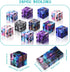 24 Sumind Pieces Infinity Cube Fidget Toy Mini Blocks Cube Bulk Gadget Sensory Toy Hand Held Blocks Finger Gadget Gift