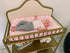 BaeBae Goods 4 Pack Premium Baby Girl Pure Jersey Machine Washable Pink and White Changing Table Cover Diaper Changing
