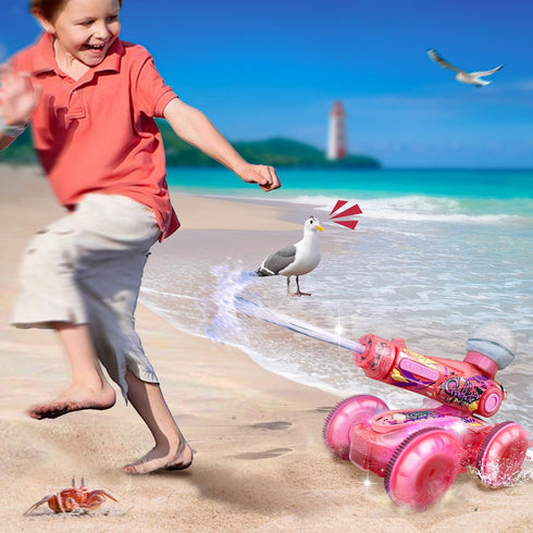 6-8, 8-12, BEZGAR Amphibious Remote Control Car Toys for Ages Rc Stunt Car with Water Gun for Boys and Girls Remote
