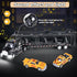 CORPER TOYS Transport Car Carrier Truck Toy - Detachable Die-cast Pull Back Vehicles Set for Kids with Lights