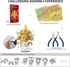 Piececool 3D Metal Asian Puzzles Model Kits, Garuda Coronet Metal Building Kit for Adults, 522 Pcs Brain Teaser Puzzle