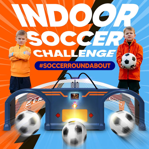 Soccer Trainer Ball Set, Roundabout Sport Games for Foot-Eye Coordination and Agility Training