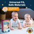 1 60 Count Dimples Booster Pads, Baby Diaper Doubler with Adhesive for Secure Fit | Size Fits All Diapers | Boosts