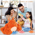 MorisMos 5 Pcs Crab Plush Stuffed Animal, Large Mommy Crab with 4 Babies, 32" Ocean Stuffed Plushies Gift