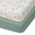 Blissful Diary Muslin Mini Crib Sheets, Pack and Play Mattress Sheets Fitted