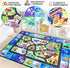 Diysani 3x5 (0.4in) ABC Rug, Toddler Play Rug Feet, Extra Thick Washable Baby Play Mat for Floor, Classroom Carpet