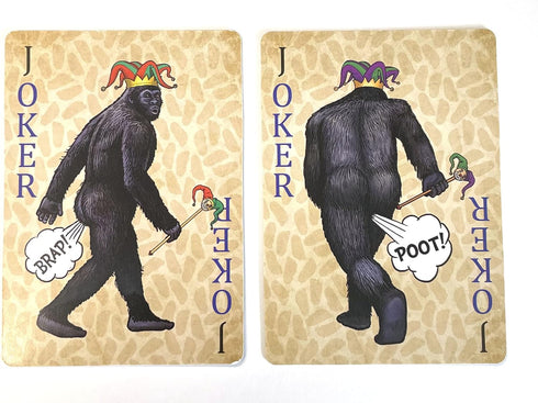 52 Paradise Cay Publications, Inc. Squatch METALWORKS Bigfoot Playing Cards - Standard Card Deck - Unique and Fun