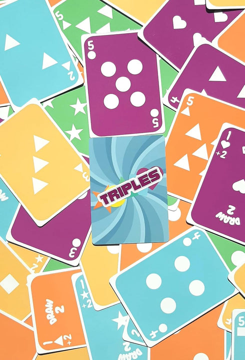 2-10 Triples - The Ultimate in Card Matching Fun for Kids, Teens and Adults. Easy to Learn and Perfect for Game Nights