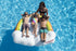 SWIMLINE Swimming 68" Inflatable Pool Float Ride-On Mattress Lounger Raft Fun Poolside Relaxation for Crew, Rainbow