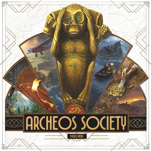 Archeos Society Board Game - Archaeology Themed Strategy Game for Kids & Adults, 2-6 Players, 60 Minute Playtime