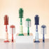 Chemimoso Set, Multifunctional Cleaning Brush, Baby Bottle Brush, Bottle Brush Cleaner Pink, Silicone and Nylon Brush