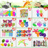 Dilycery 126 4-8 Pcs Easter Egg Fillers Treasure Box Toys for Classroom, Prizes for Kids Students, Fidget Toys Bulk