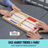 (18") 2 Pinbo Sling Puck Game Premium Wooden Foldable Board | Player Tabletop Game for Adults & Kids | Travel Friendly