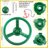 6 Pack Playground Steering Wheel Plastic Swingset Ship Wheel Toys for Kids Playhouse Treehouse Accessories