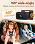 Rohent 1080P 150 360 Baby Car Camera HD - Rear-Facing Infant Monitor with Night Vision Car Camera for Baby Wide-Angle