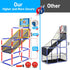 63" Arcade Basketball Game Set with 3 Balls for Kids 3-12 Years Old Indoor Outdoor Backyard Play Carnival Games